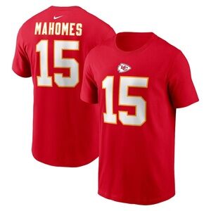 Patrick Mahomes Kansas City Chiefs Nike Player Name & Number T-Shirt - Red